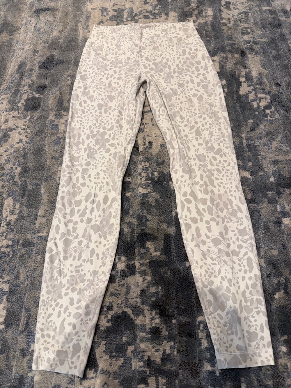 Gray and White LuluLemon Leggings
